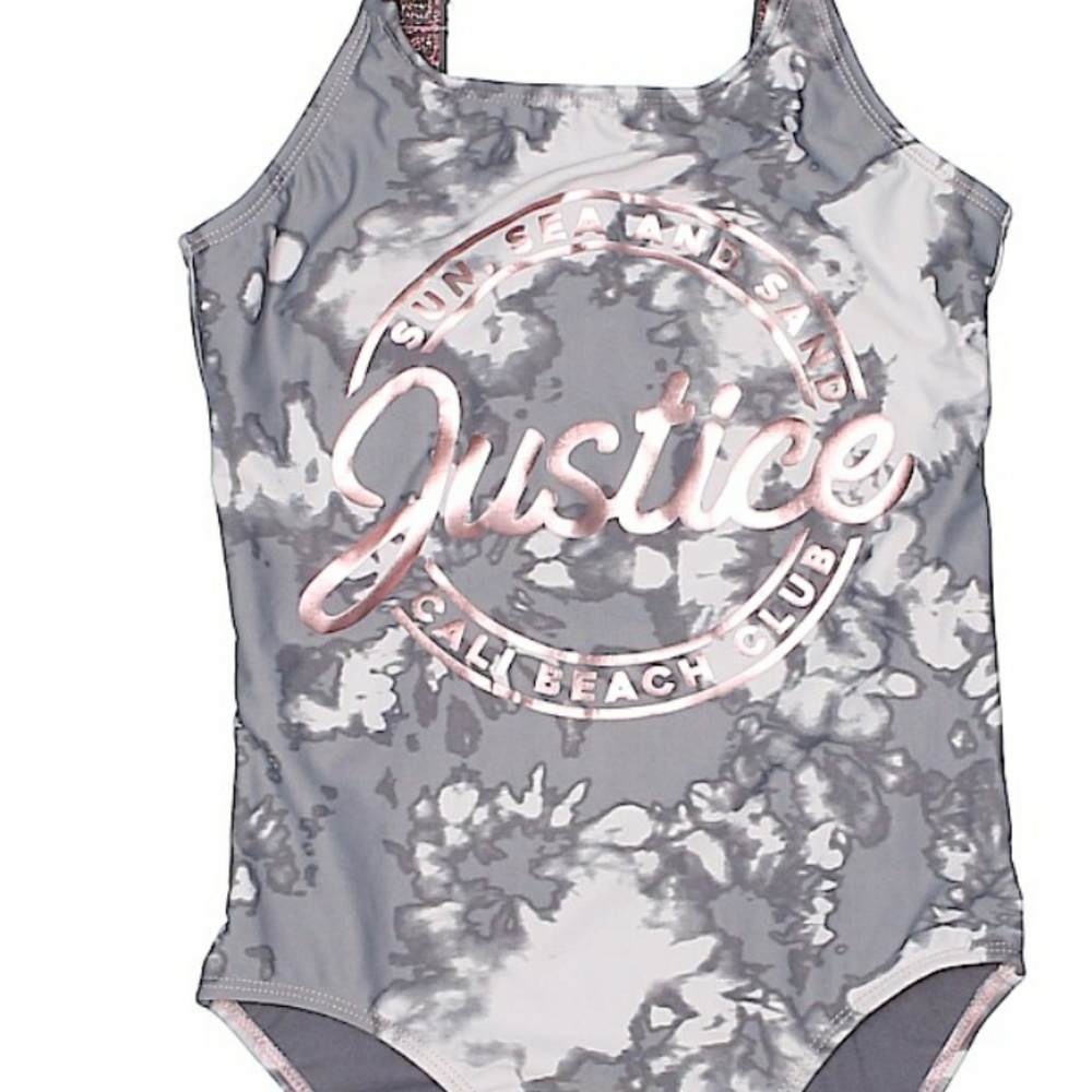 Jusice marble one piece swimsuit (size 16)